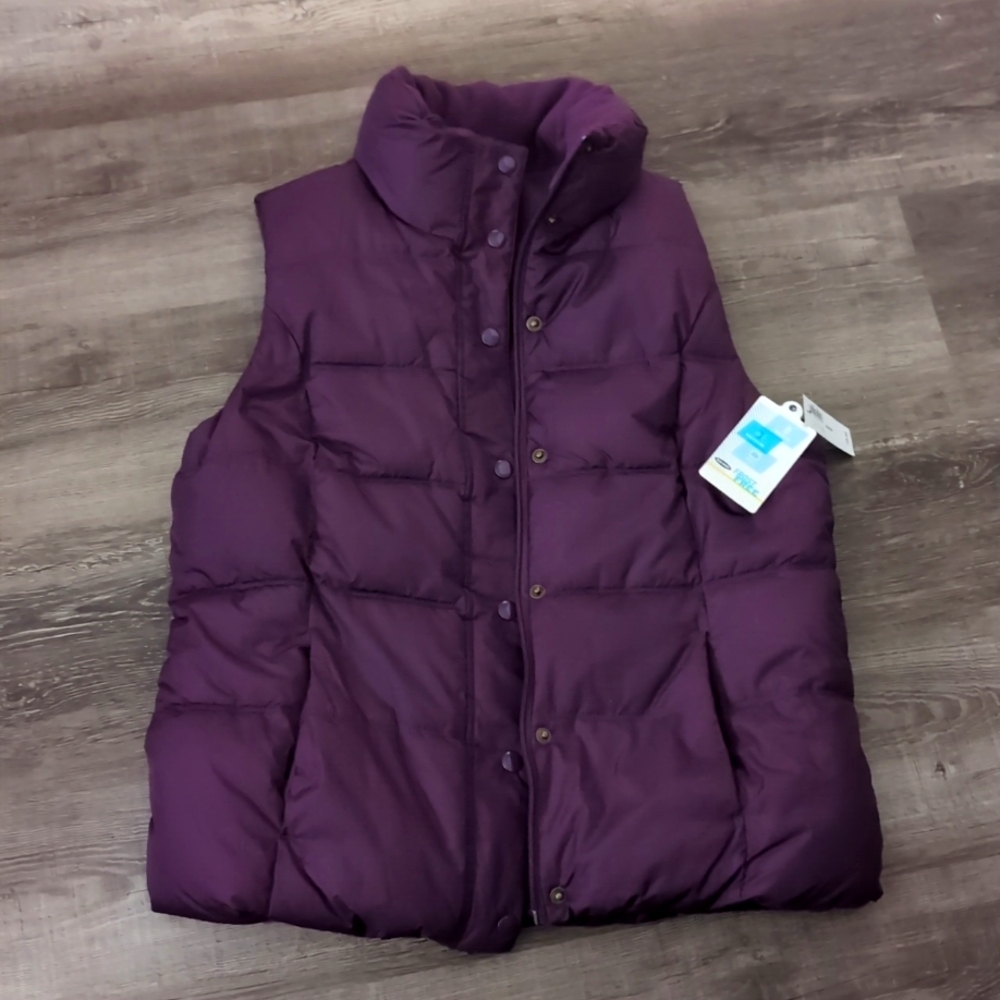Purple Puffer Jacket Size M